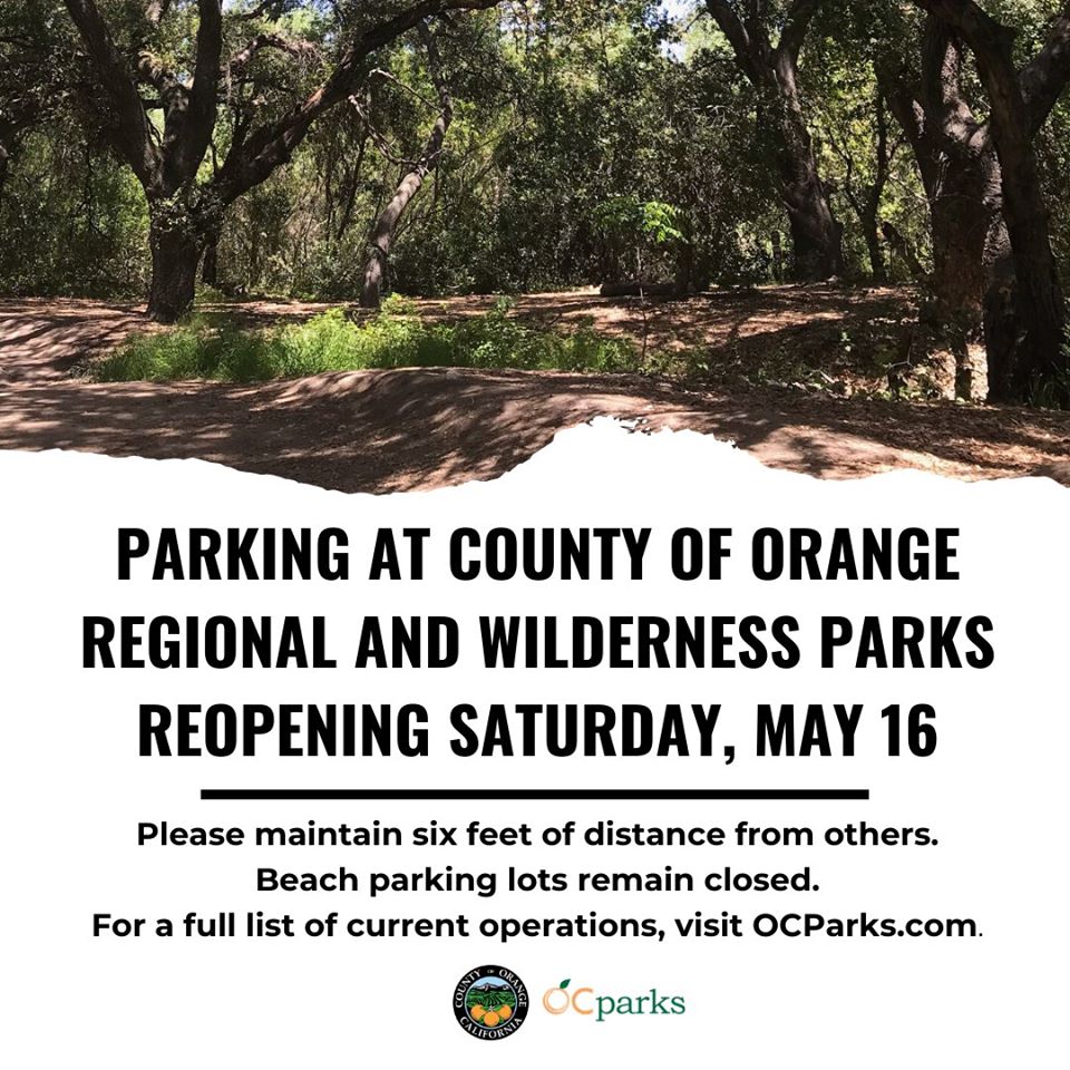 OC Parks Reopening Guidelines