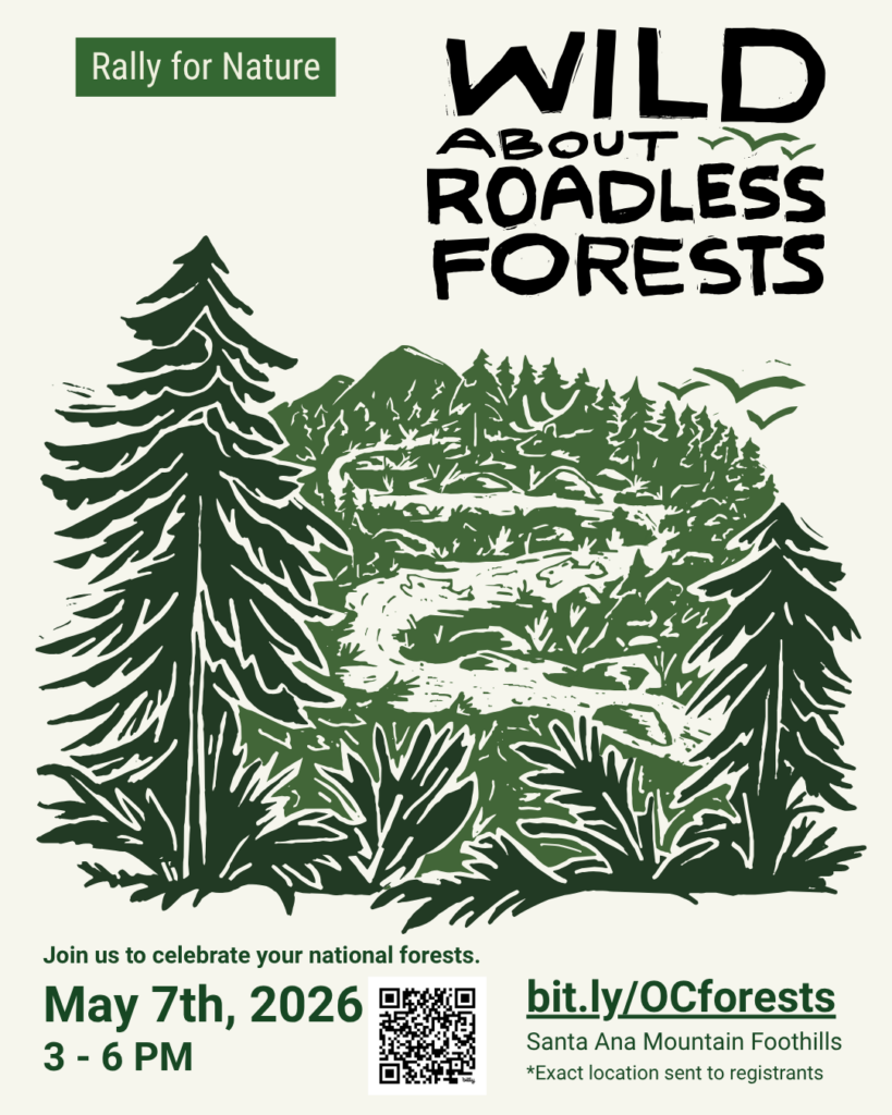 Thursday, May 7th, 2026 - 3 - 6 PM in the Santa Ana Mountain Foothills